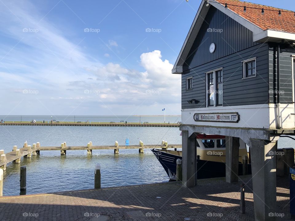Boathouse in Vollendam
