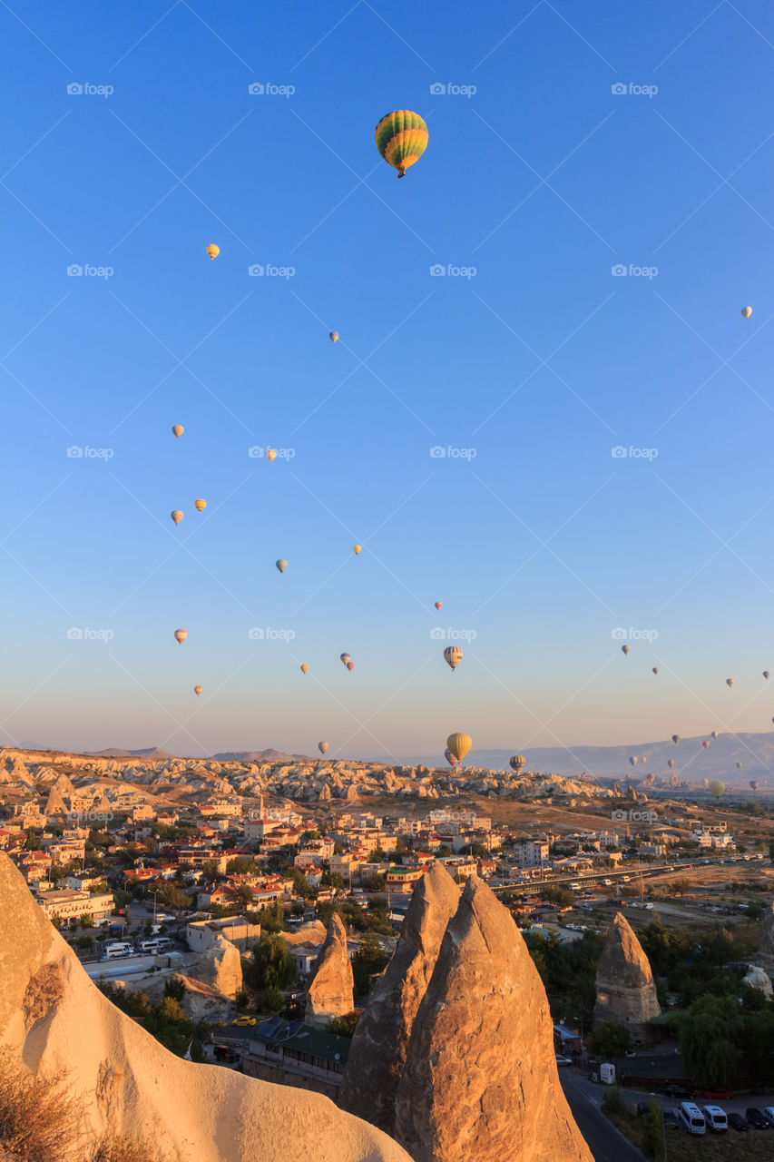 At the mountains of Cappadocia