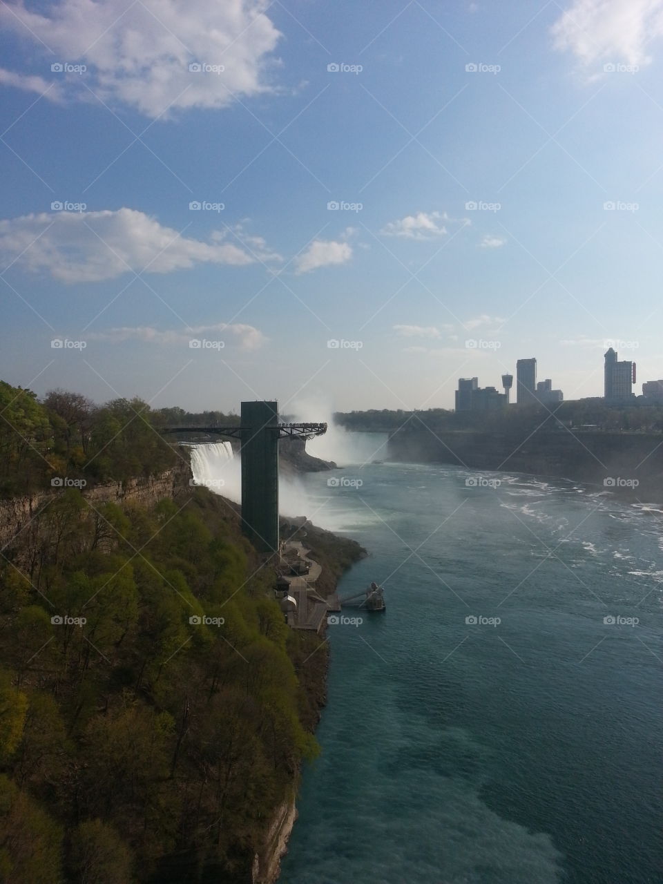 This is taken from the American side of Niagara Falls facing Canada