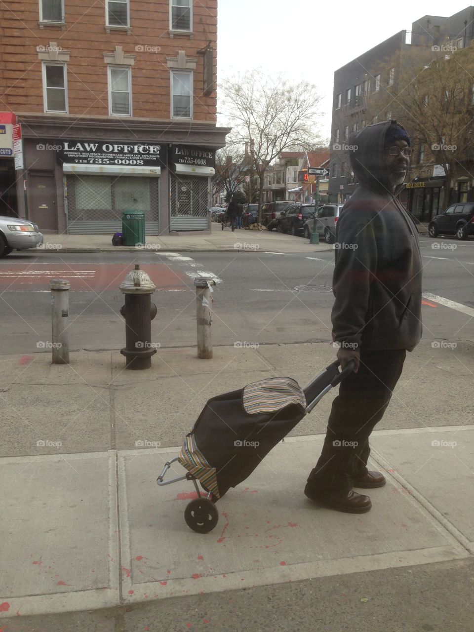 Man on the street , Brooklyn, NYC