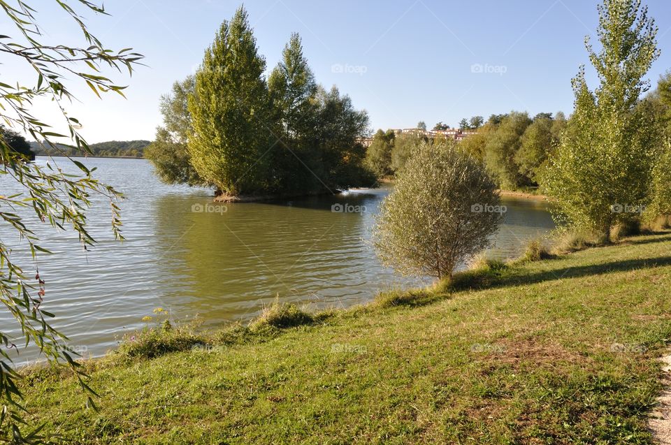 Lake in france 