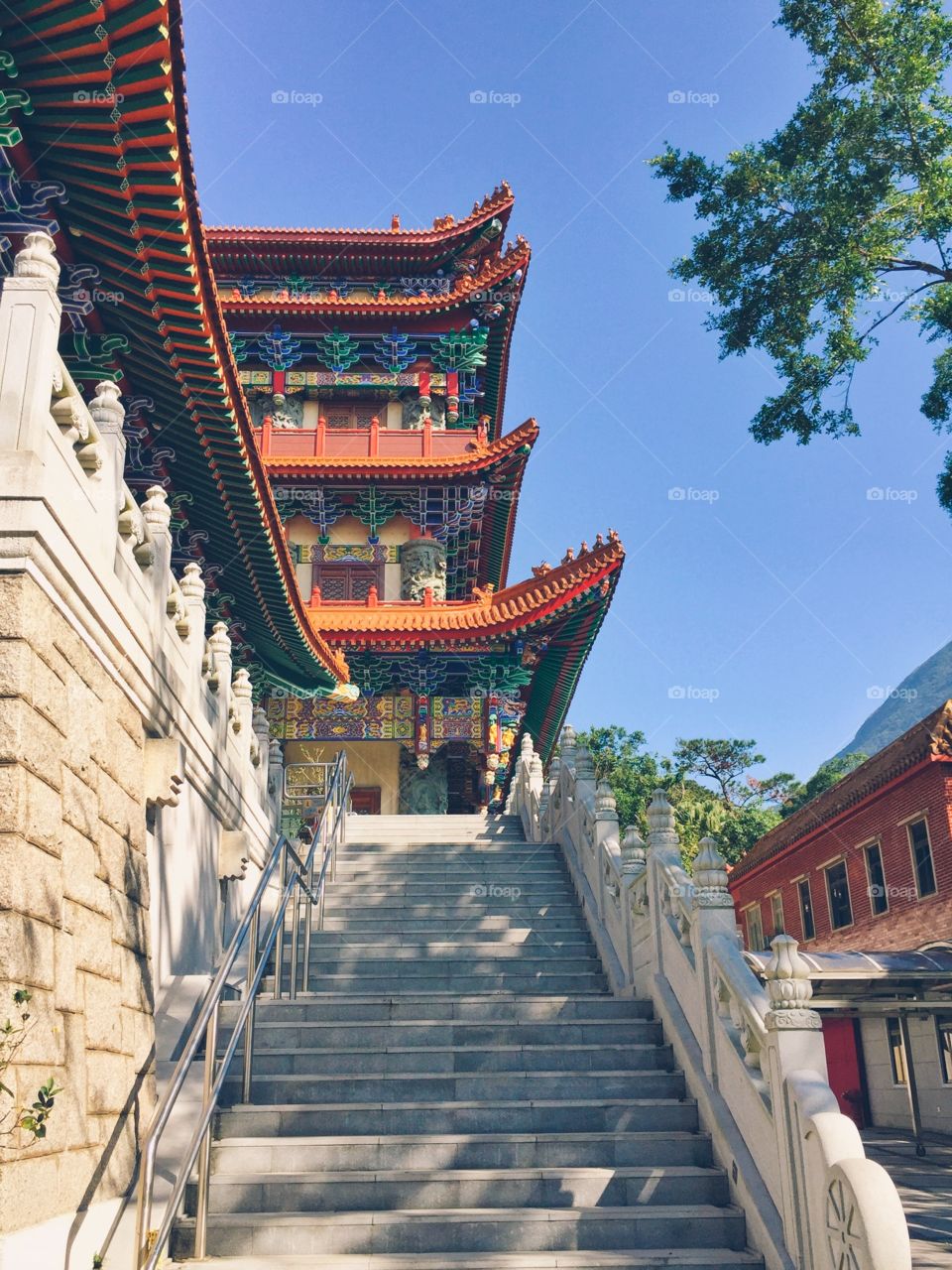 Temple at Nian Tan Buddha 