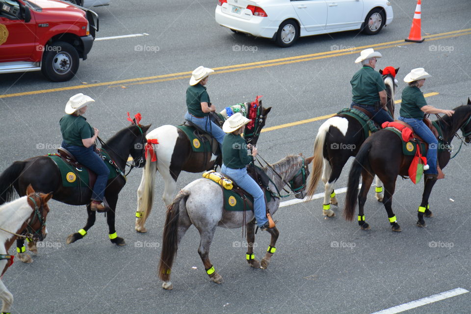 Parades in the USA Foap Missions - Parades in the USA consist of a procession of people, usually organized along a street, often in costume, and often accompanied by marching bands, floats, or sometimes large balloons.