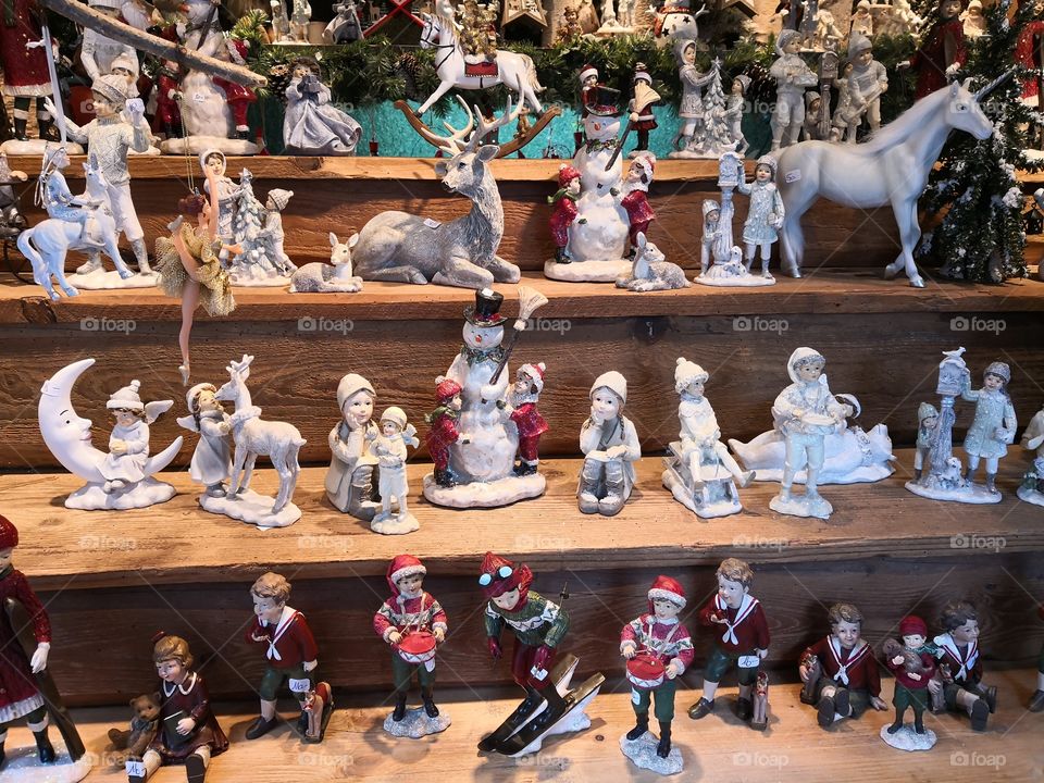 Christmas Decorations, Dolls, Riquewihr, France