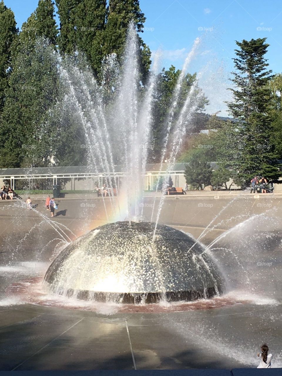 Spring, Water, Fountain, H2 O, Spray