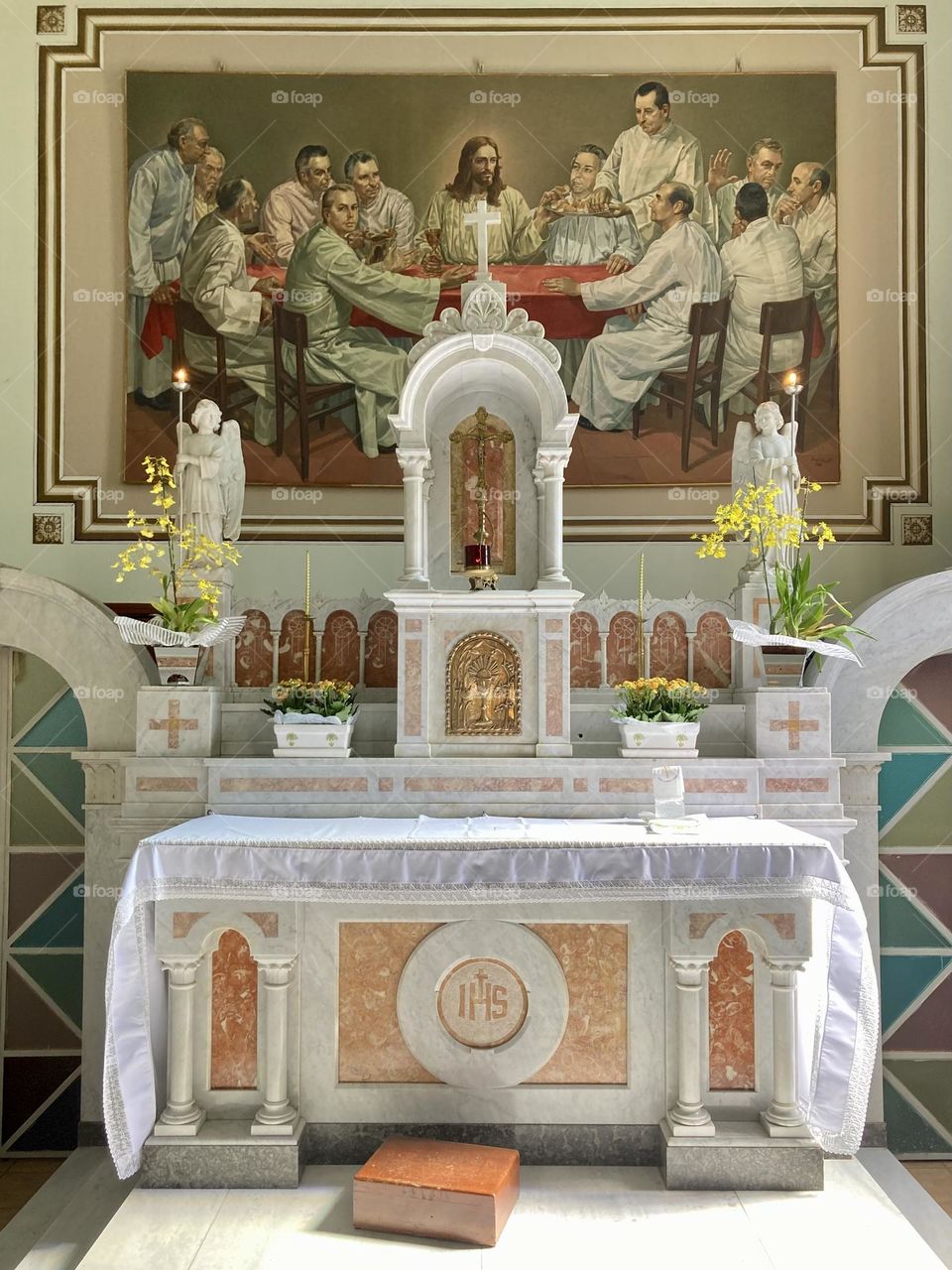 Capela do Santíssimo Sacramento da Igreja Nossa Senhora da Conceição, na Vila Arens, em Jundiaí - SP. Arquivo pessoal.