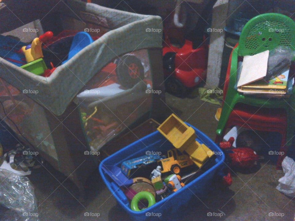 The hold of the child