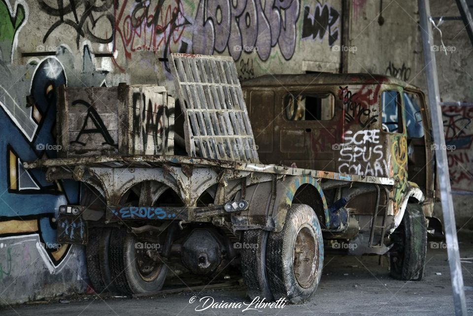 Consonnoadbandoned camion