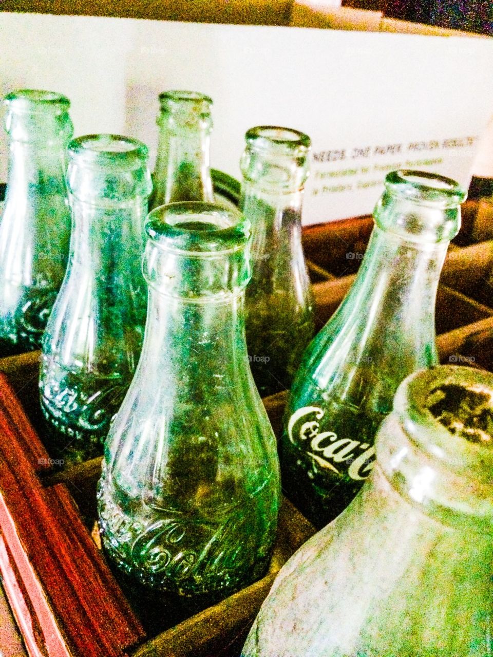 Vintage Coke bottles