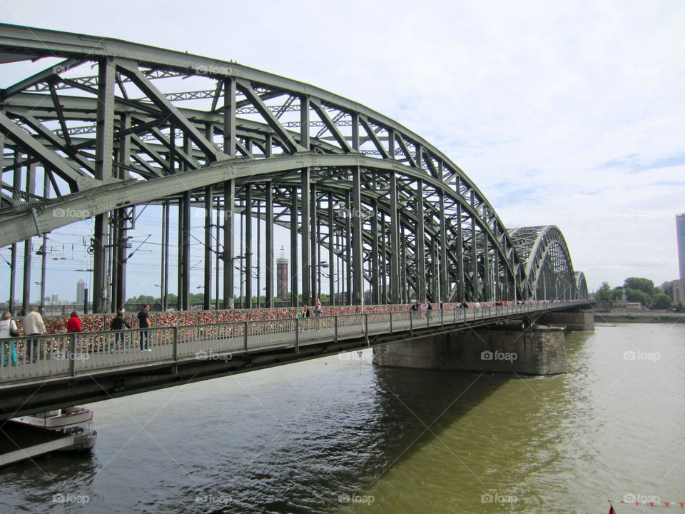 Bridge, River, Water, Architecture, No Person