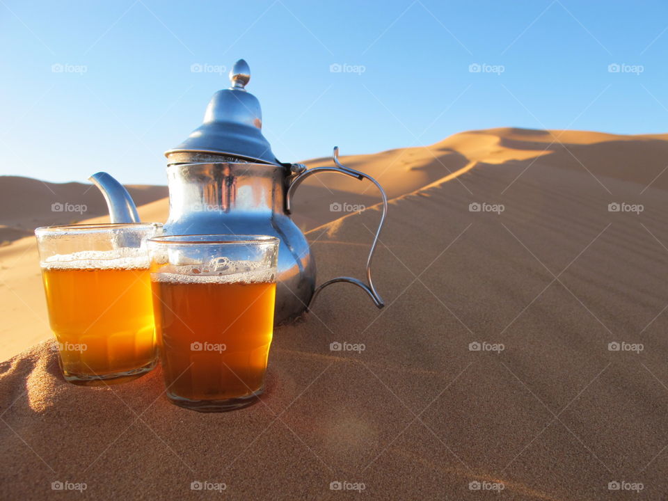 Enjoy Moroccan tea 