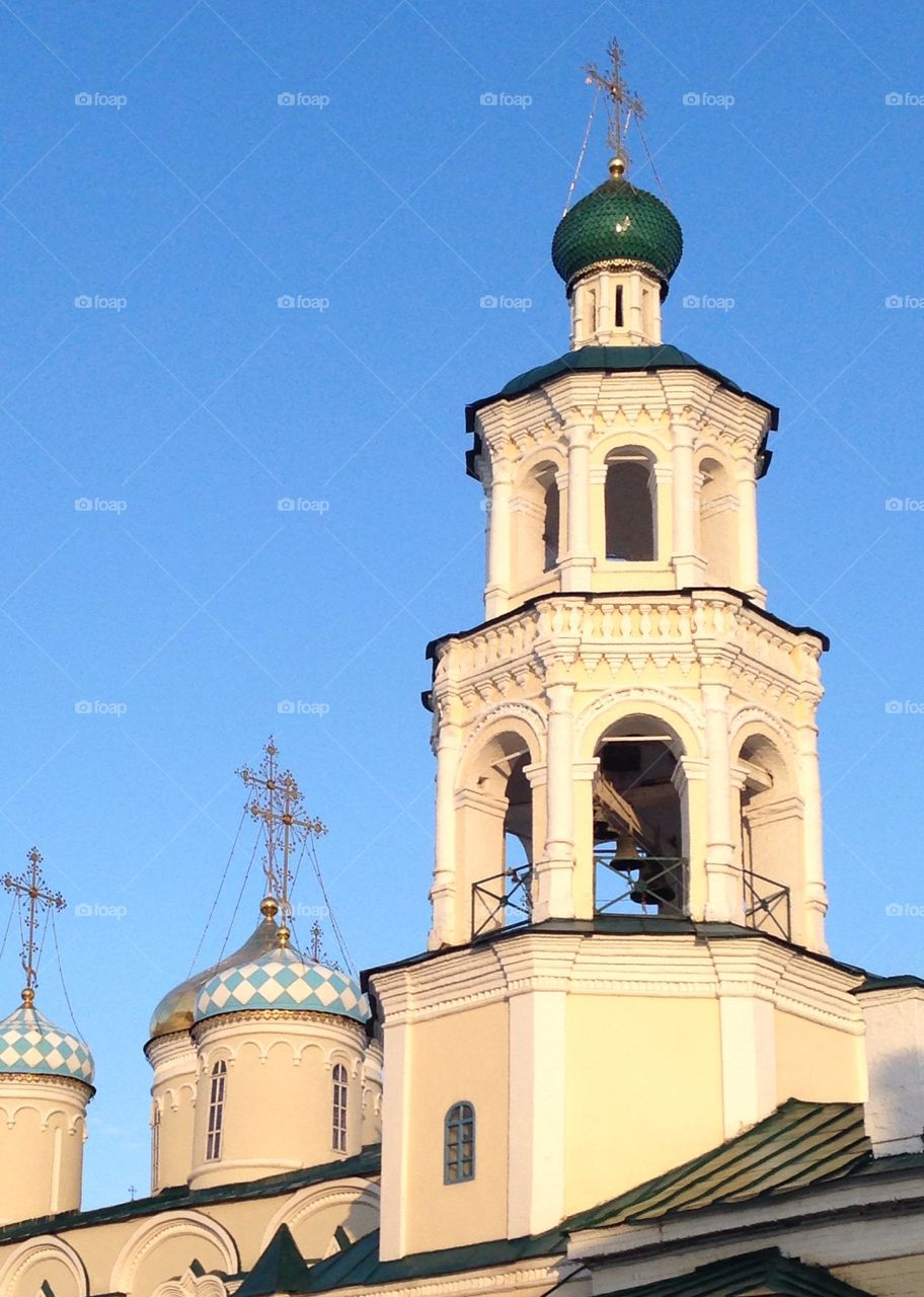 Orthodox church. Orthodox church in Kazan, Russia 
