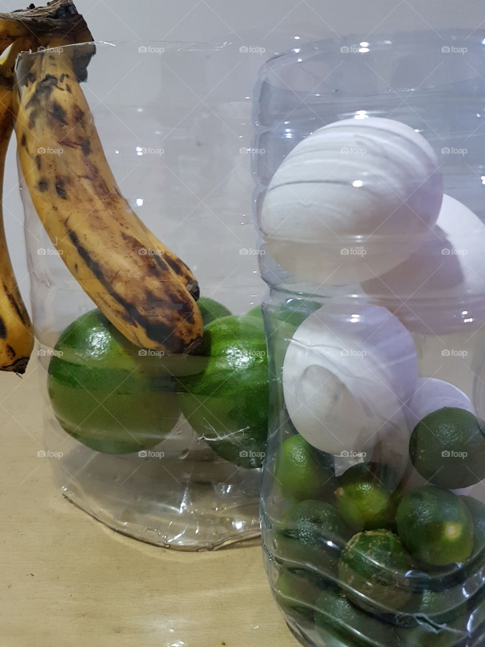 repurposed plastic botte