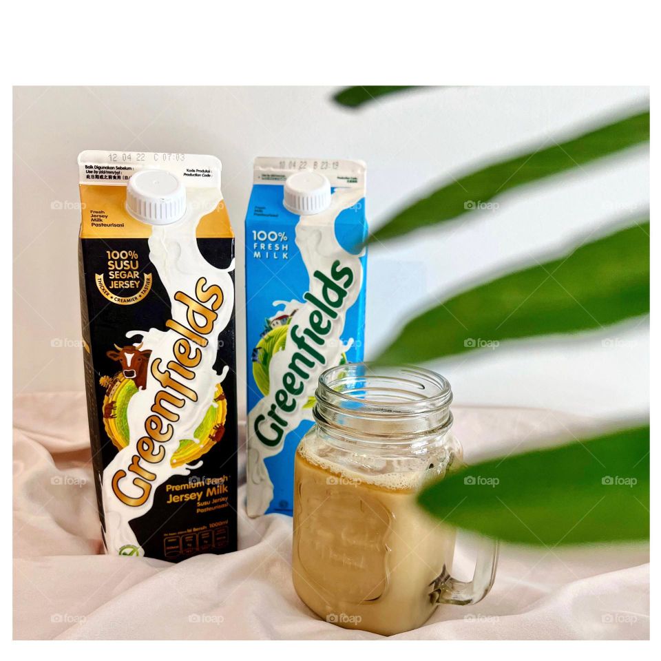 Creamy milk straight from the udders