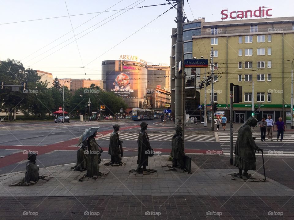 Memorial on the streets of Wroclaw