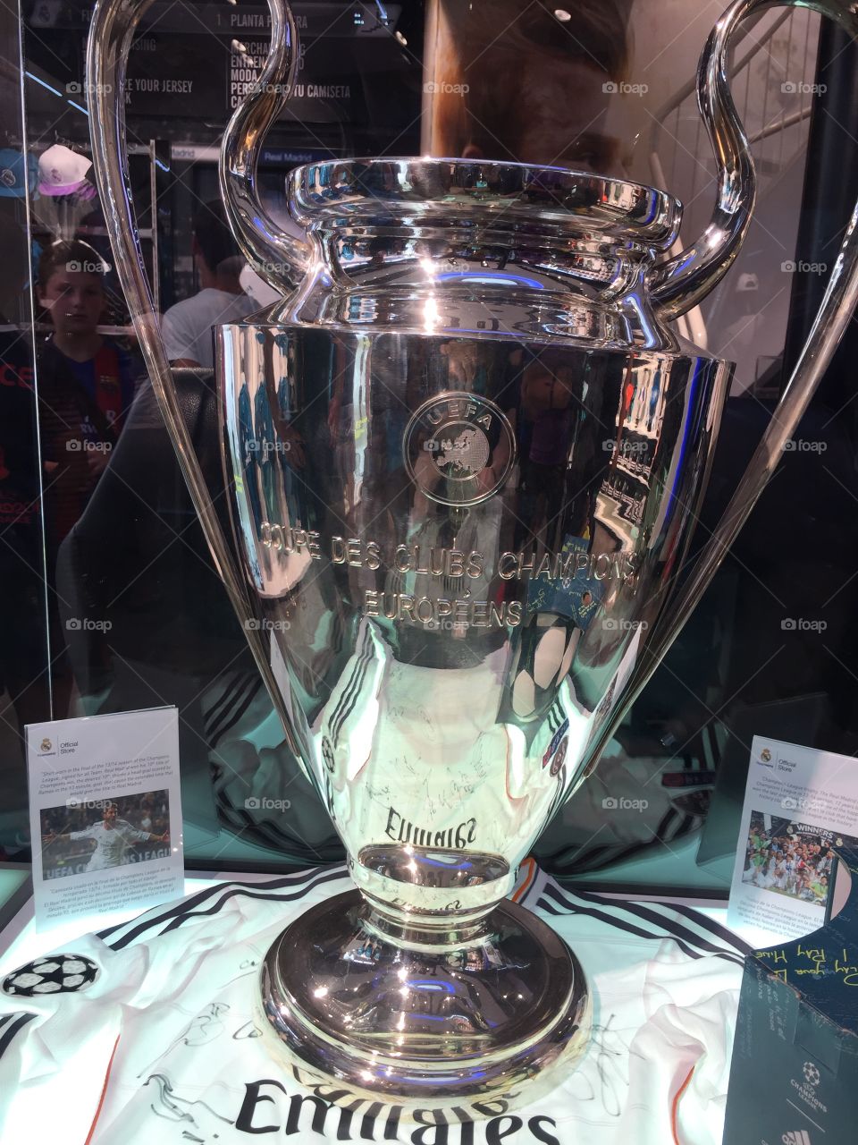 Cup of European Championship. European Championship Trophy won by.. Real madrid.