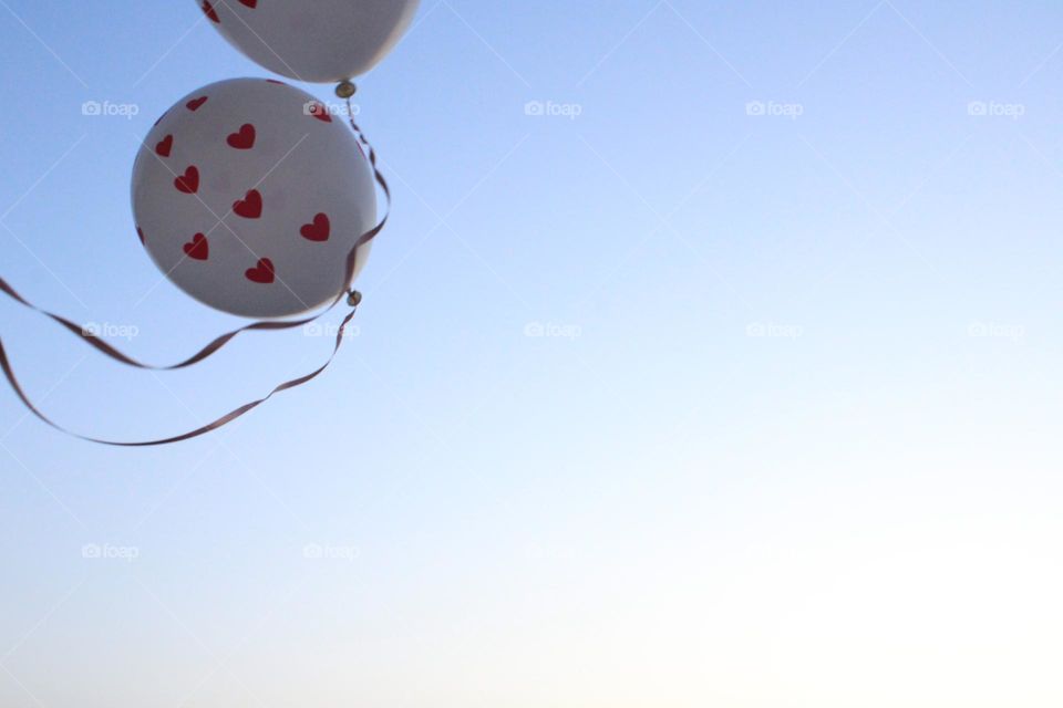 Balloons with hearts 🥰❤