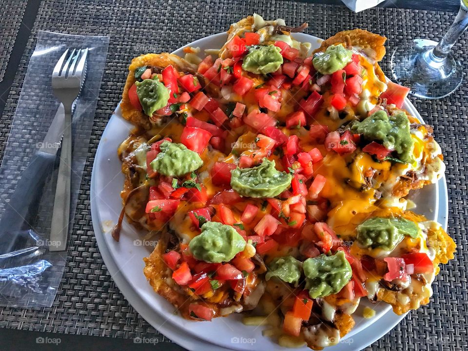 Plantain nachos 