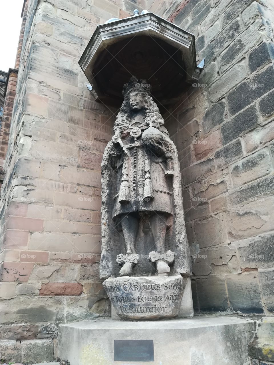 Statue of Lichfield cathedral