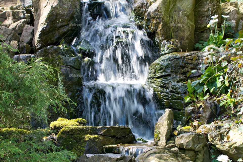 water stones waterfall beautiful by KathOnEarth