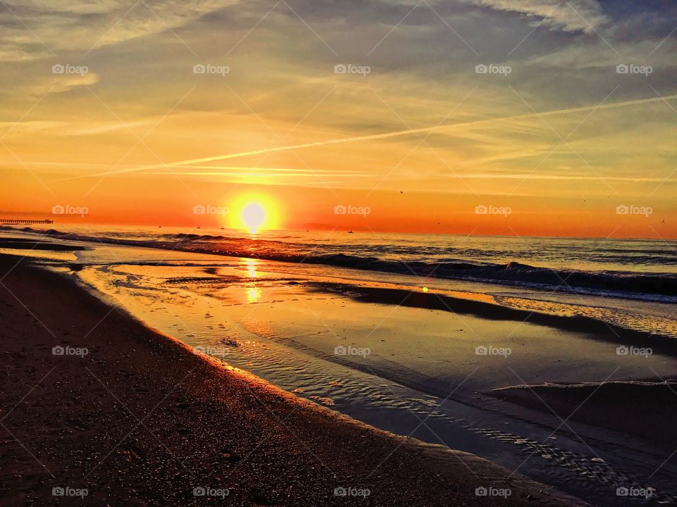 Sunrise over Myrtle Beach, South Carolina