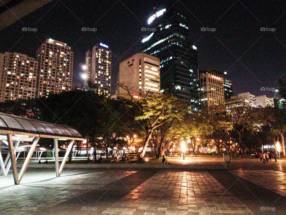 ayala triangle up close