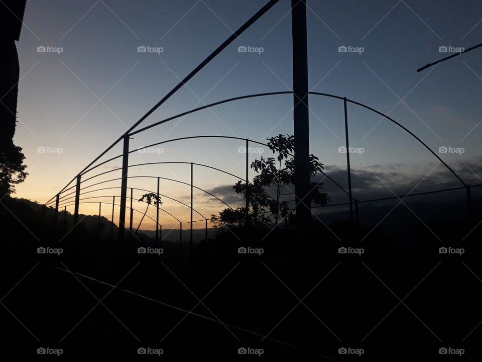 line, evening click, beautiful picture