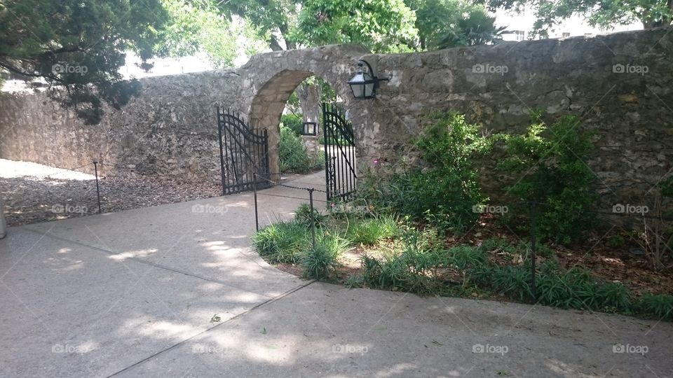 Gate at the Alamo