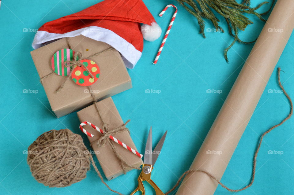 Packing Christmas presents!