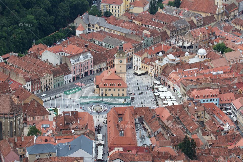 views of Brasov, Romania