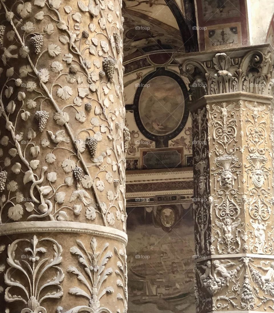 Historic Pillars in Florence 