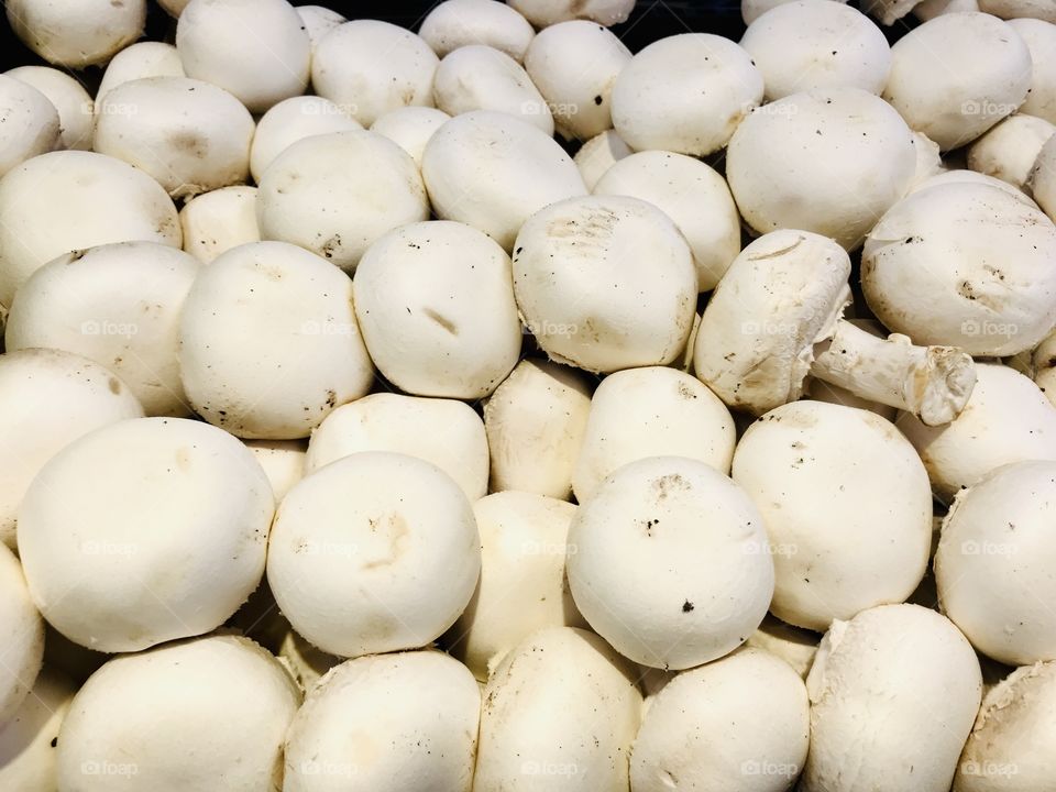 mushrooms at the street market