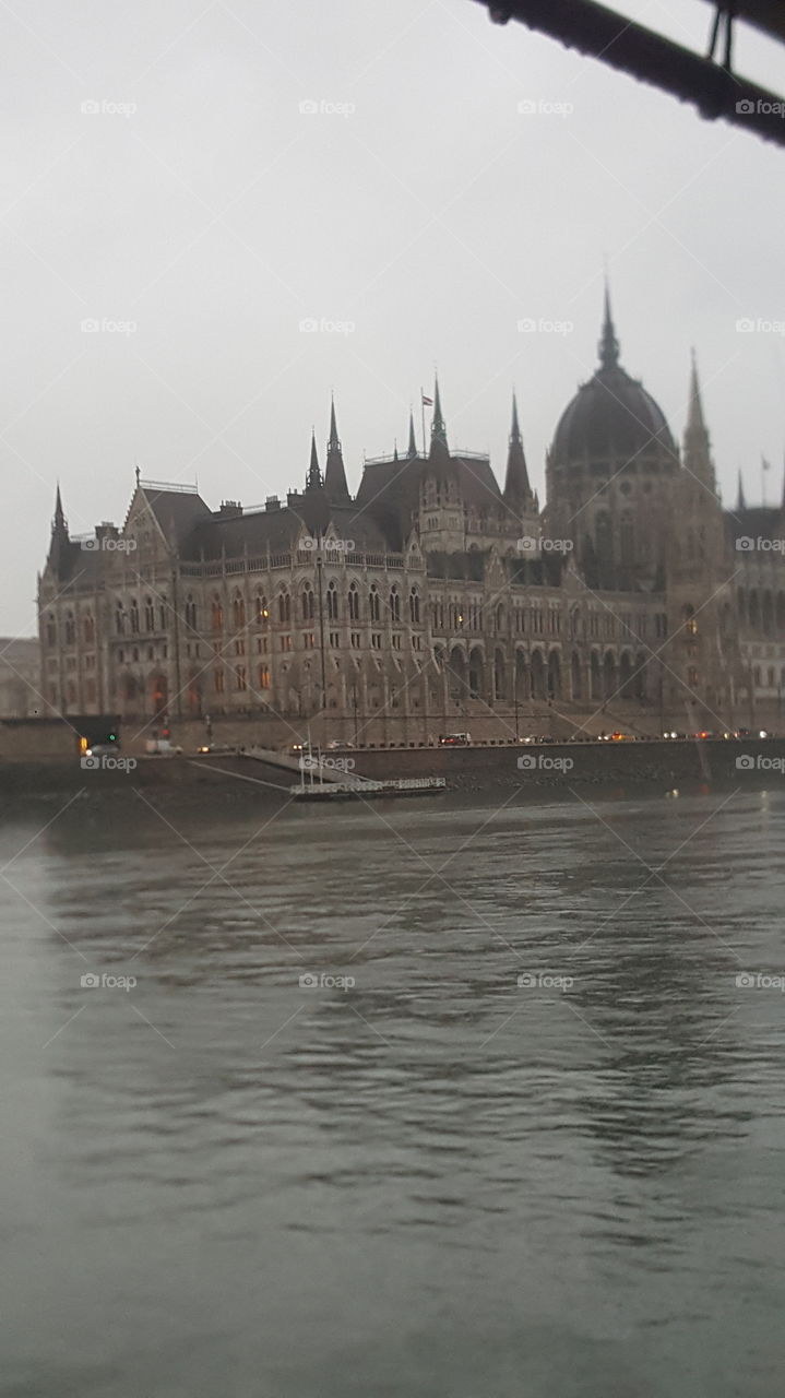 parliament from the river