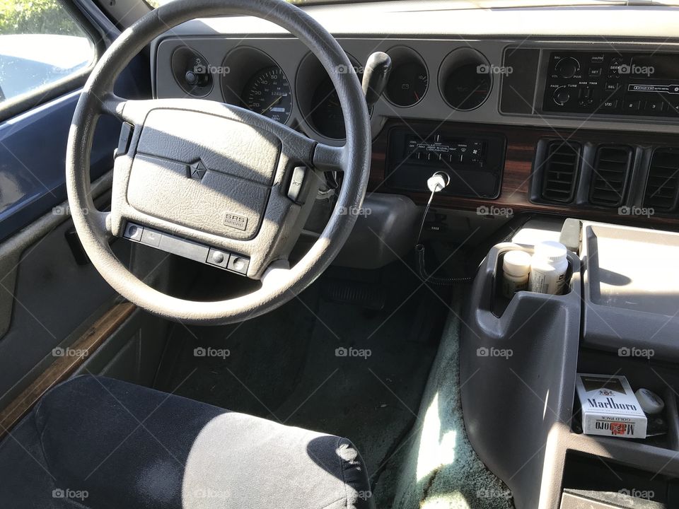 1997 Dodge Ram Mark 3 Standard SWB Van Steering Wheel & Console