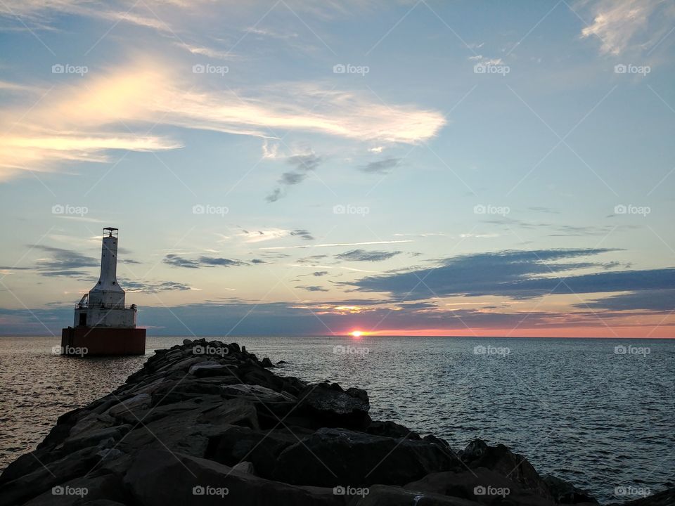 McLain State Park sunset.