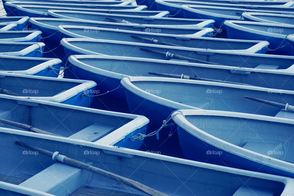 Blue boats