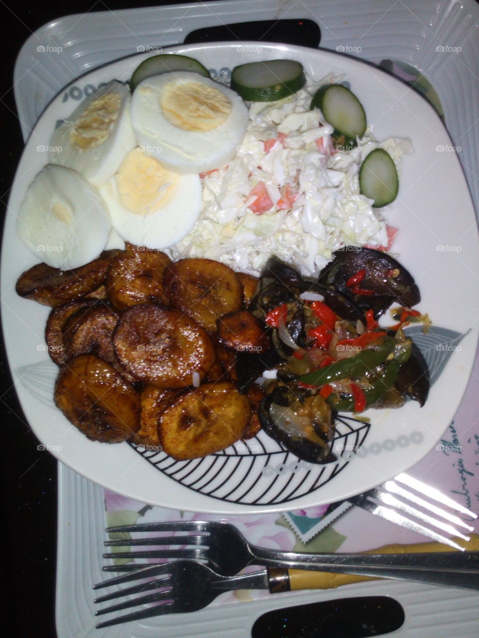 Salads, Plantains and Snails