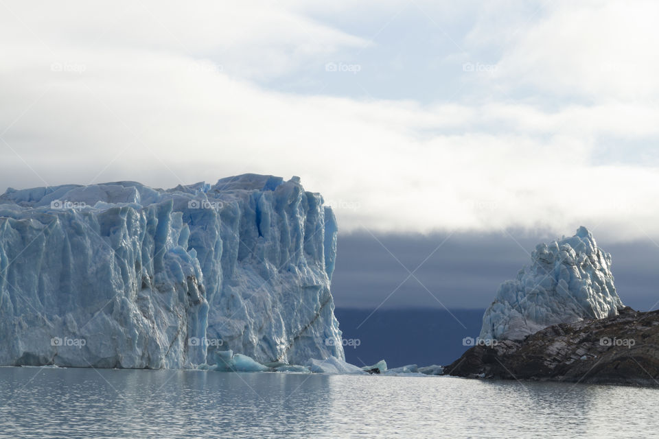 Perito Moreno Glacier near El Calafate in Argentina.