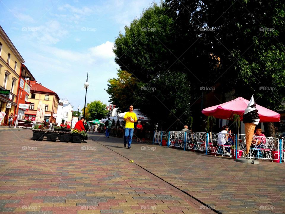 colorful city in Poland