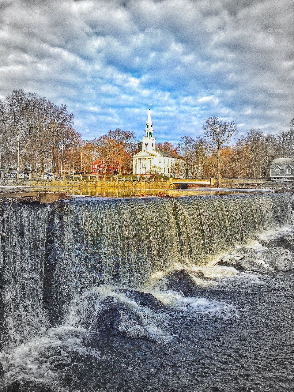 Crisp New England morning. 