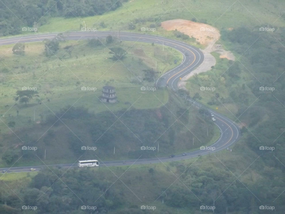 Campos do Jordão SP Brazil seen from above.