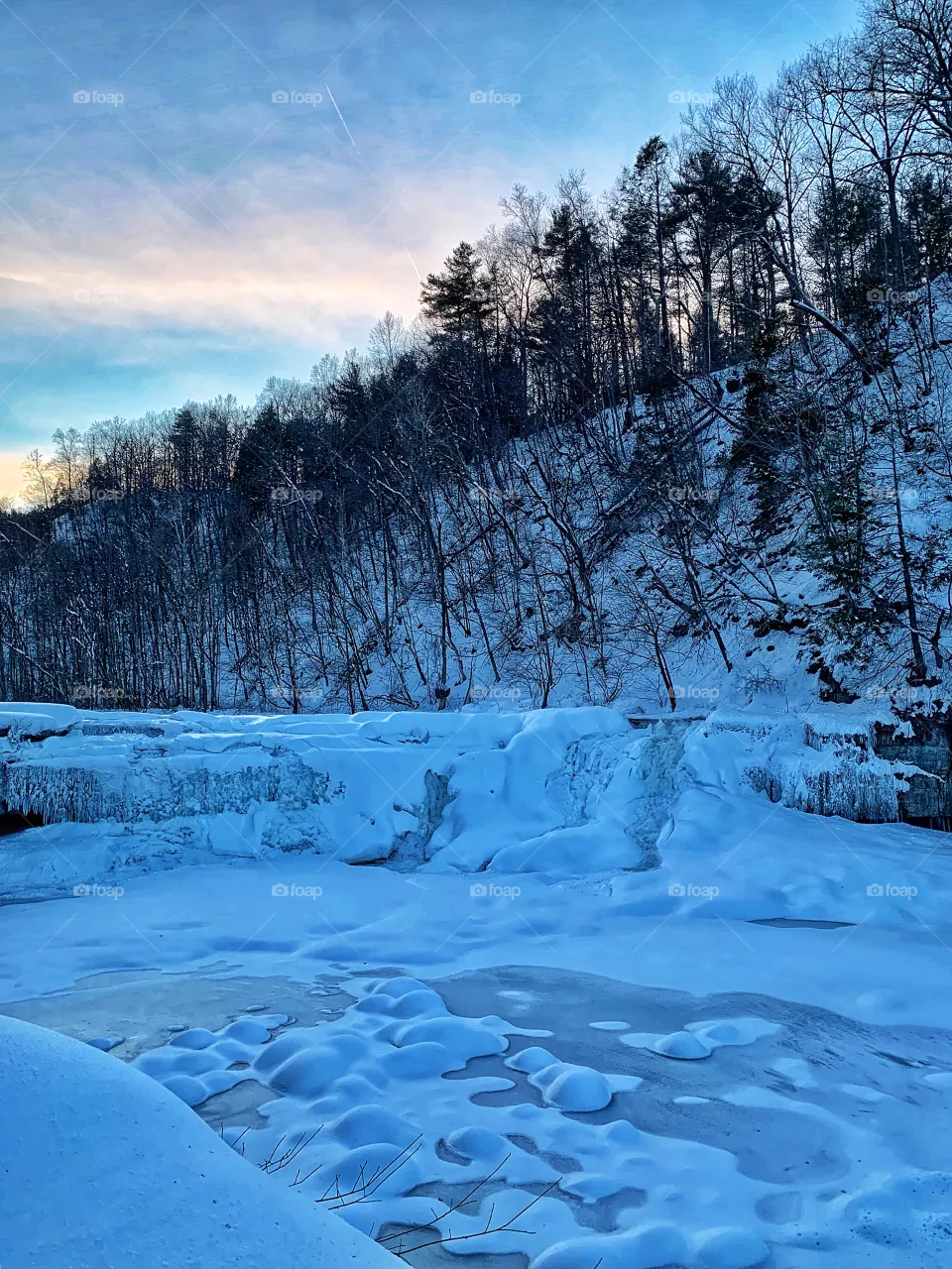 Icy winter
