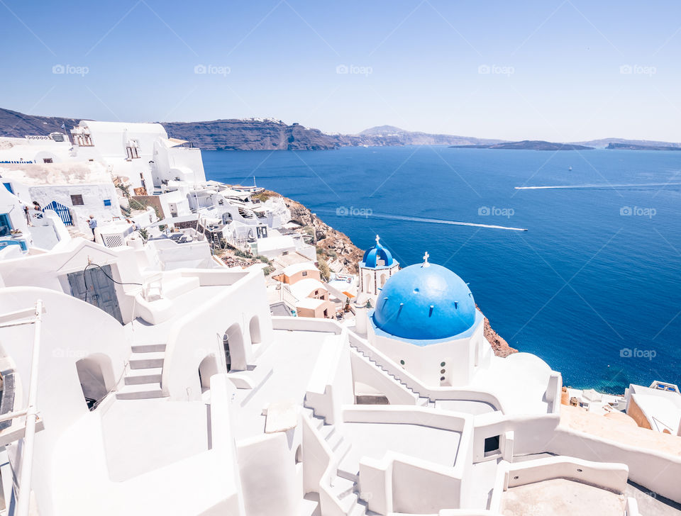 Famous Greek Island Santorini
