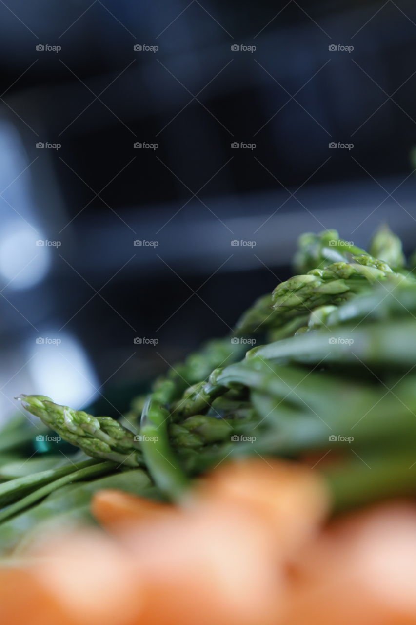 Asparigus in macro shot