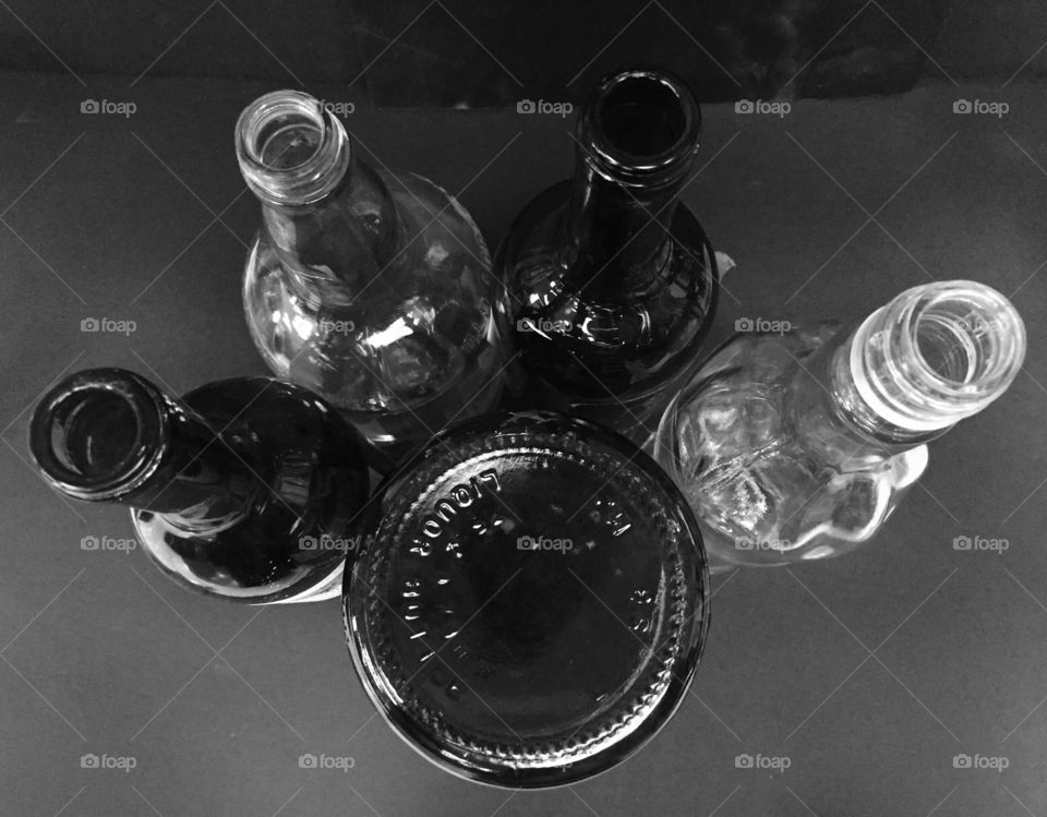 Abstraction of bottles