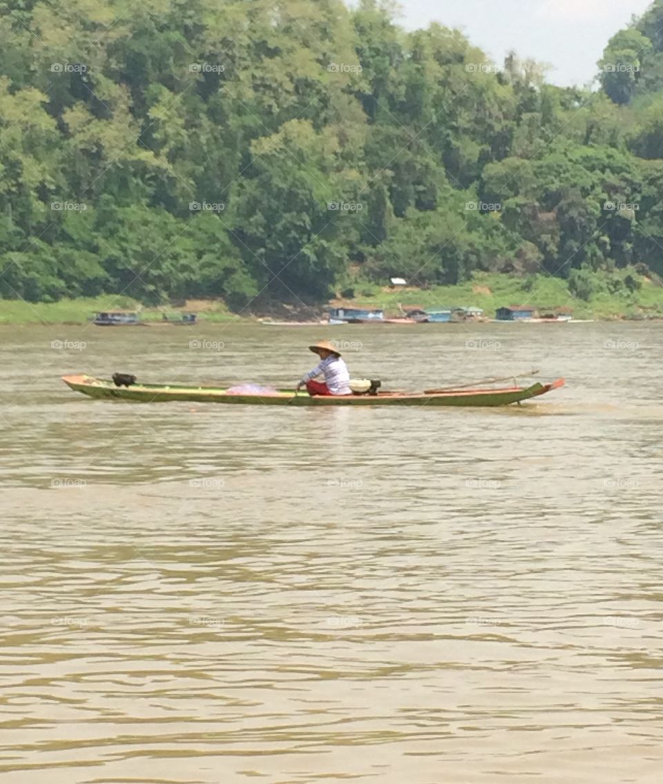 Fisherman on the Mekong