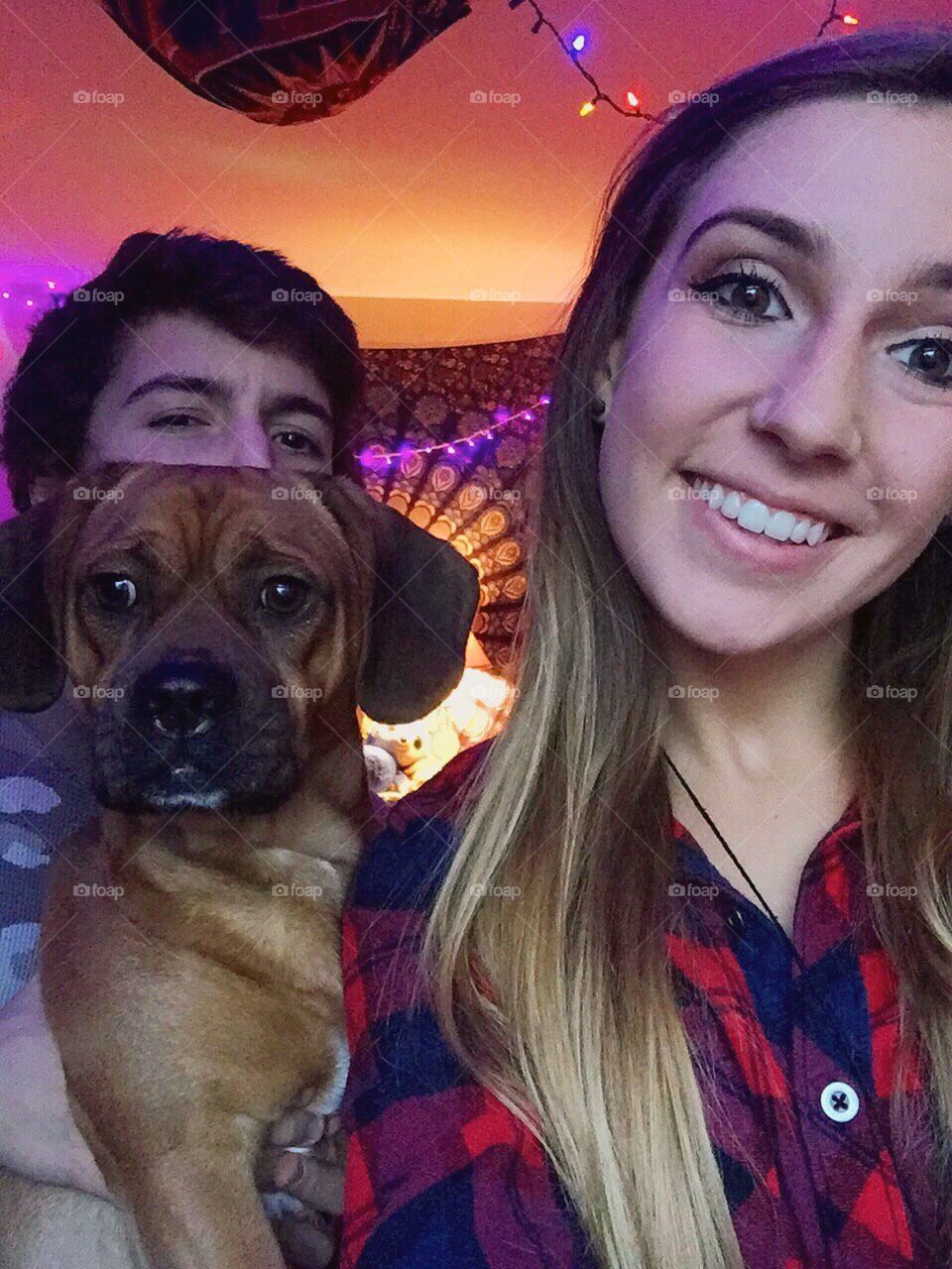 Family photo with my brother and Milo