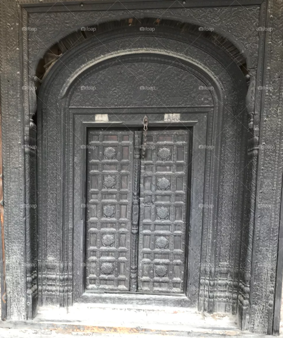 Door at Lahore Fort, Pakistan 