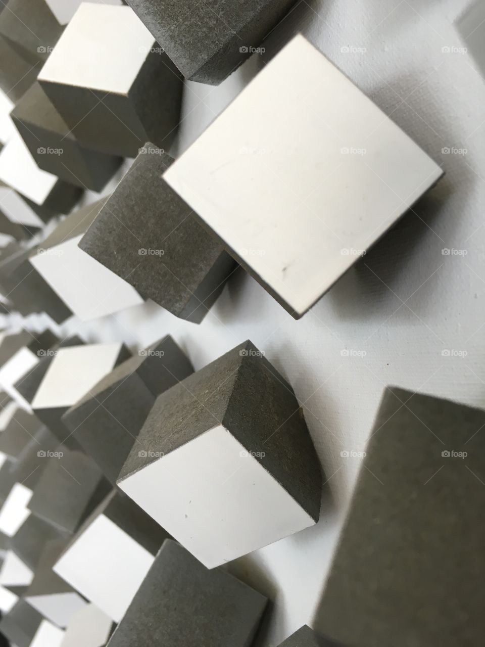 Grey geometric shapes