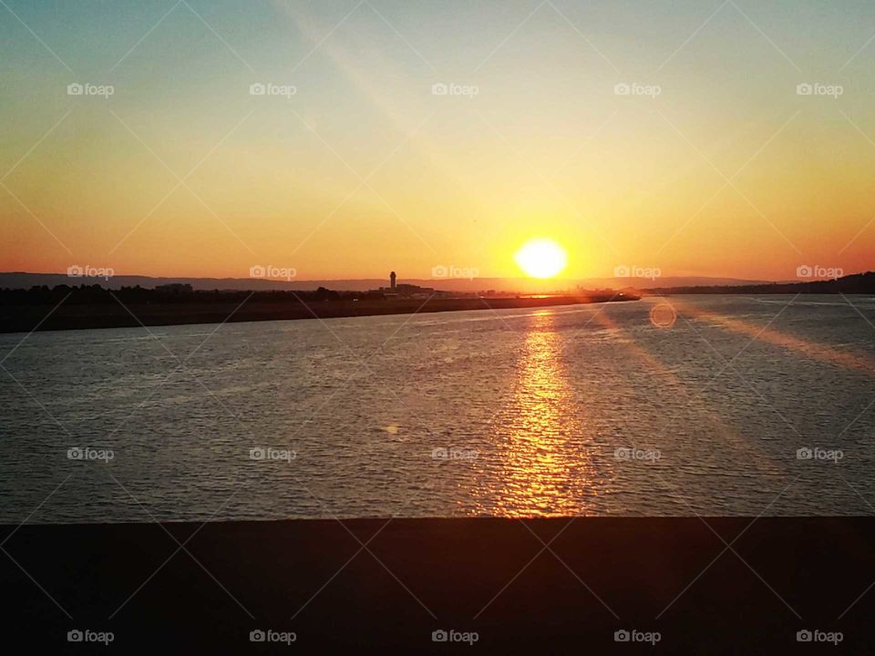 Sunset on the Columbia River